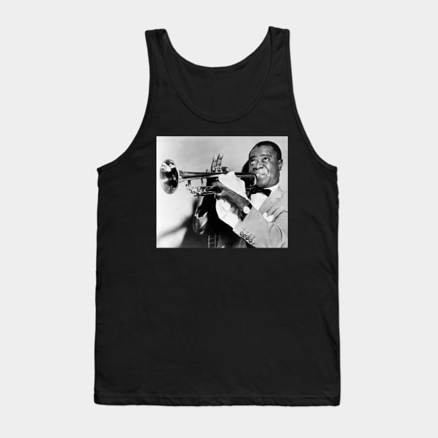 Louis Armstrong Tank Top by Only Cool Vibes